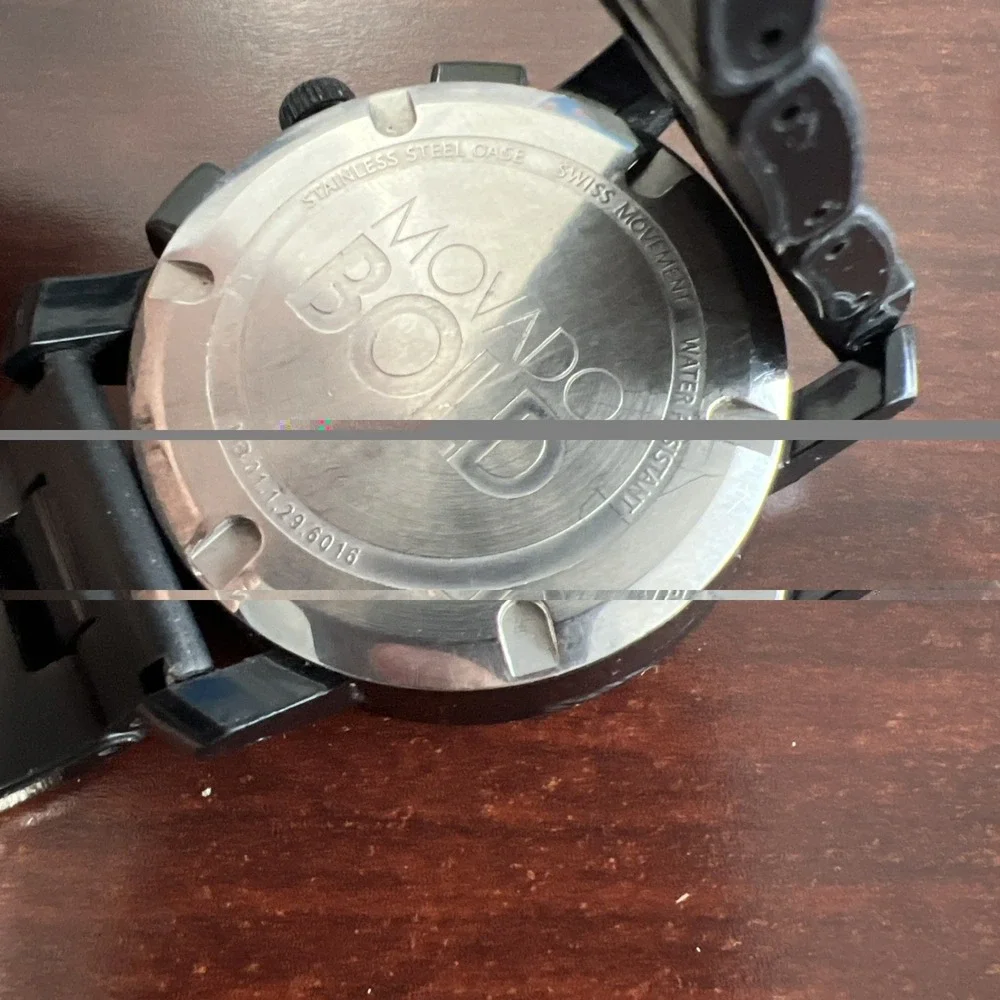 Movado Bold Mens Watch 42mm Model  MB.01.1.29.6016 Black
